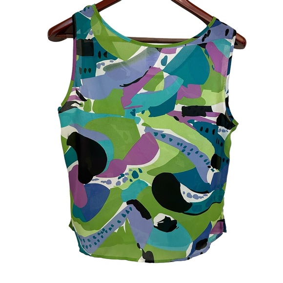 Naomi Swirl Blouse with Shell M - Picture 7 of 9